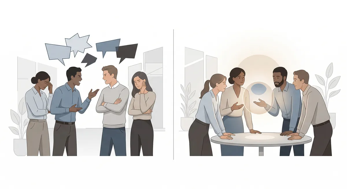 當聆聽發生，對話從立場對抗，轉為共同探索，參與的空間才真正被打開。