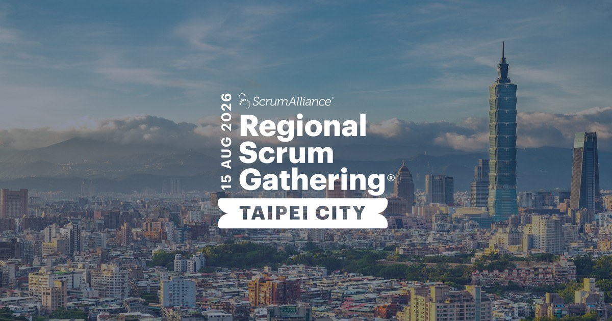 RSG Taipei 2026 cover: When Scrum Walks Into the CEO's Decision Room